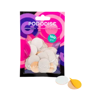 Staleks PODODISC M White Refill File EXPERT 100 grit (20mm) 50stk.