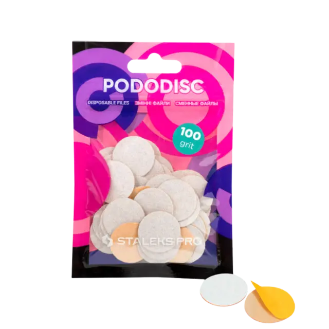 Staleks PODODISC M White Refill File EXPERT 100 grit (20mm) 50stk. 