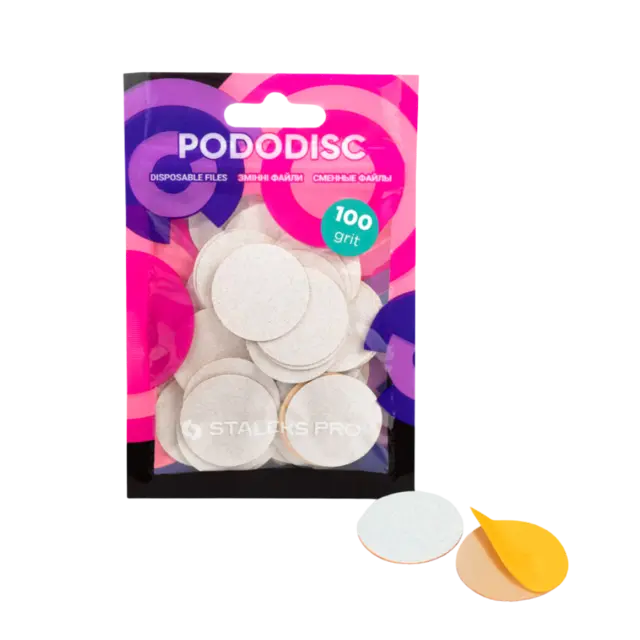 Staleks PODODISC PRO L White Refill File EXPERT 100 grit (25mm) 50stk. 