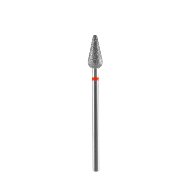 Staleks Diamond Drill Bit ROUNDED PEAR red 5/12mm 