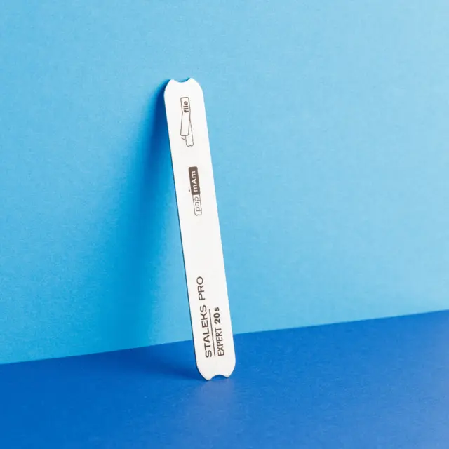 Staleks MBE-20S Nail File Straight 13cm Metal 