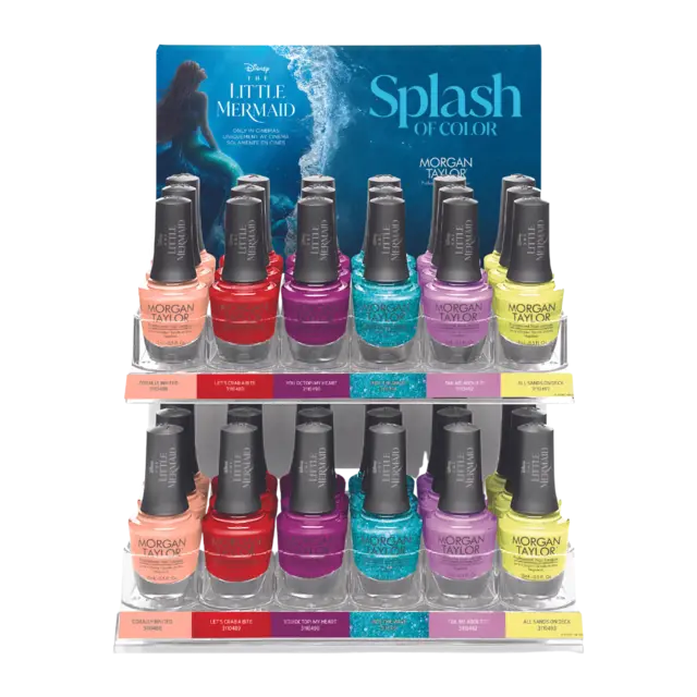 *Morgan Taylor THE LITTLE MERMAID Collection 36stk Display 