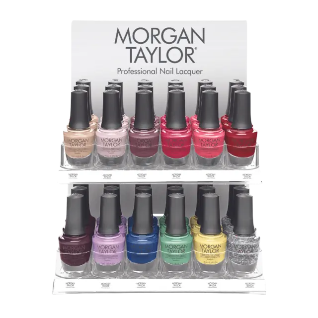 Morgan Taylor 36pc Counter Rack Display (tomt) 