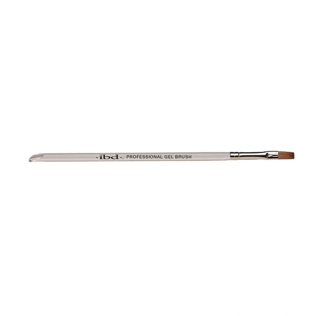 *IBD Professional Gel Brush clear handle med logo 