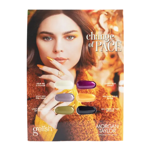 *Gelish CHANGE OF PACE Collection 6pc DISPLAY limited 