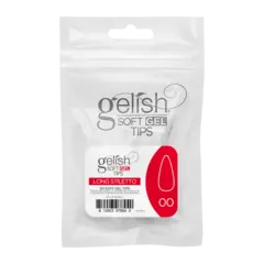 Gelish Soft Gel Tips Long Stiletto Refill 50 stk.