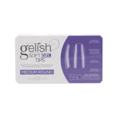 Gelish Soft Gel Tips Medium Round 550stk