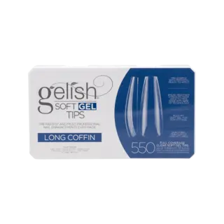 Gelish Soft Gel Tips Long Coffin 550stk