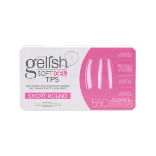 Gelish Soft Gel Tips Short Round 550stk