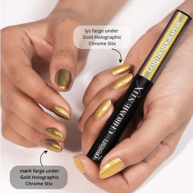 Gelish Chrome Stix Gold Holographic 