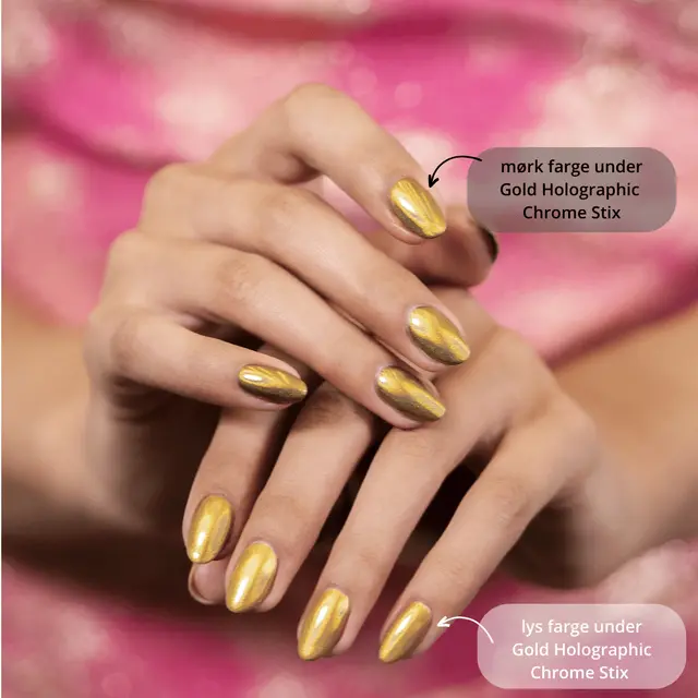 Gelish Chrome Stix Gold Holographic 