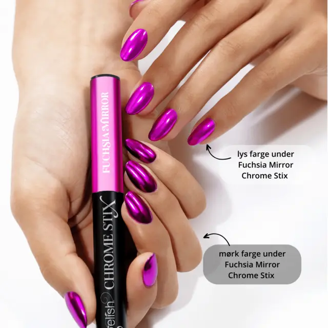 Gelish Chrome Stix Fuchsia Mirror 