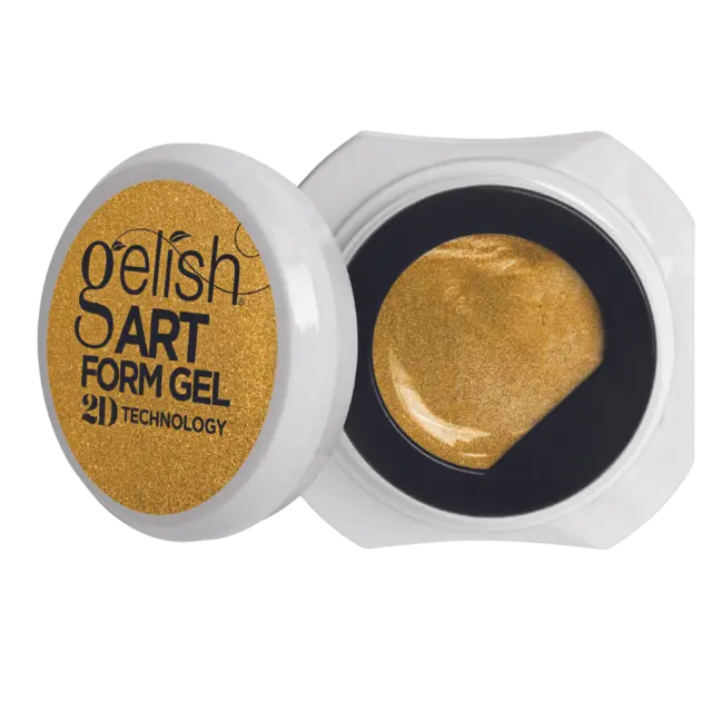 Gelish Art Form Gels EFFECTS GOLD METALLIC 5g 
