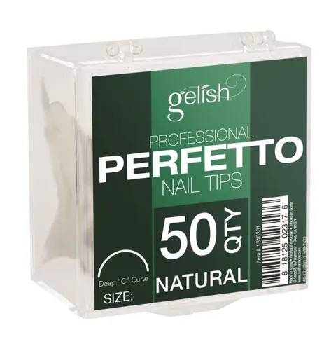 *Gelish Perfetto Tips natural refill 50stk. #4 