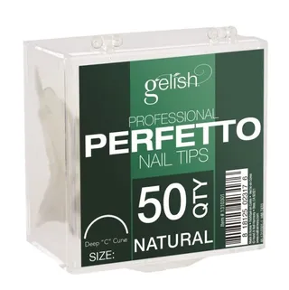 *Gelish Perfetto Tips natural refill 50stk. #1