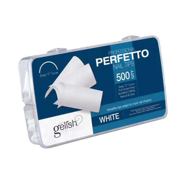 Gelish Perfetto Tips white 500stk 