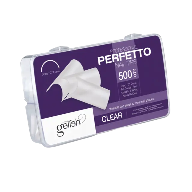 Gelish Perfetto Tips clear 500stk 