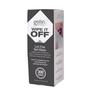 Gelish Wipe it off Lint-free Nail Wipes 300stk.