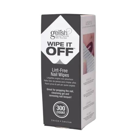 Gelish Wipe it off Lint-free Nail Wipes 300stk.