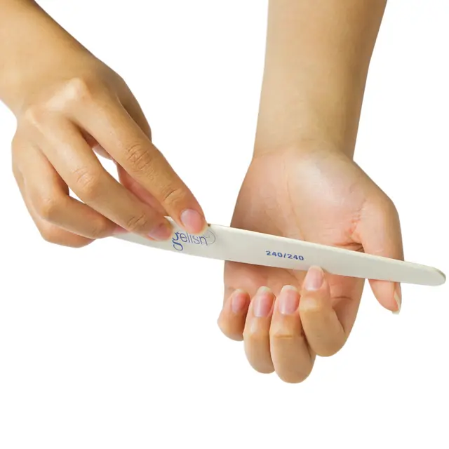 Gelish 240/240 grit thin wooden file 