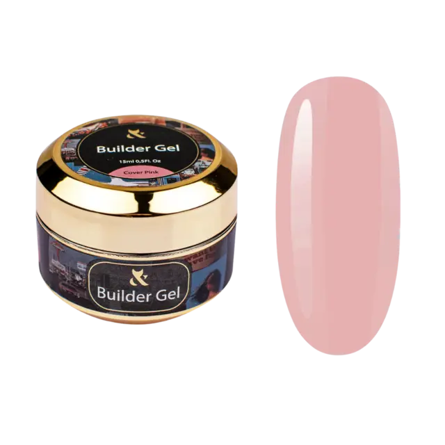 FOX Builder Gel Cover Pink 15ml 