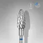 Staleks Carbide Drill Bit CONE blue EXPERT 6mm/14mm (Rounded Blue)