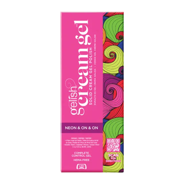 Gelish Cream Gel Palette Neon & On & On 
