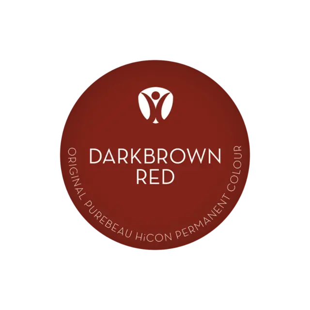 Purebeau Micropigmentation DARKBROWN RED 10ml 