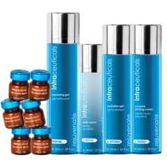 Intraceuticals Rejuvenate 6 treatment Course Deluxe w/Cleansing Gel