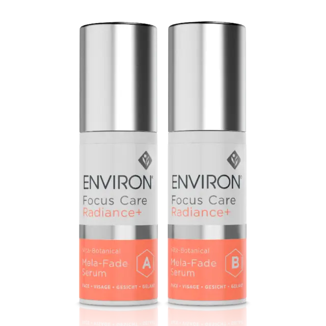 Environ Focus Care Radiance+ Mela-Fade Serum System 2x30ml 