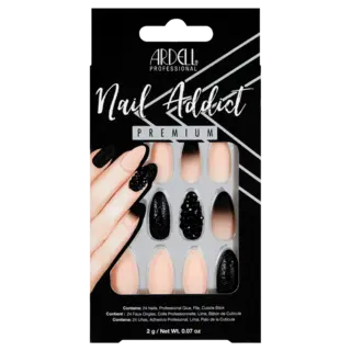 *Ardell Nail Addict Black Stud &amp; Pink Ombre