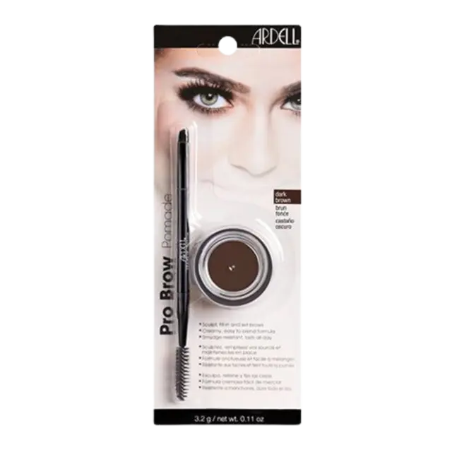 Ardell Brow Pomade m/børste Dark Brown 3,2g 