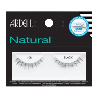 *Ardell Natural Lashes 108 Demi Black