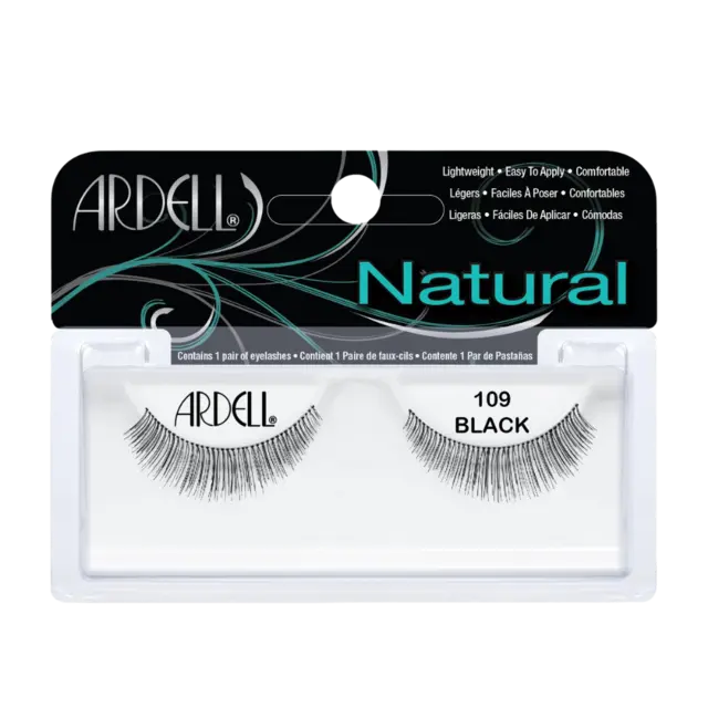 *Ardell Natural Lashes 109 Demi Black 