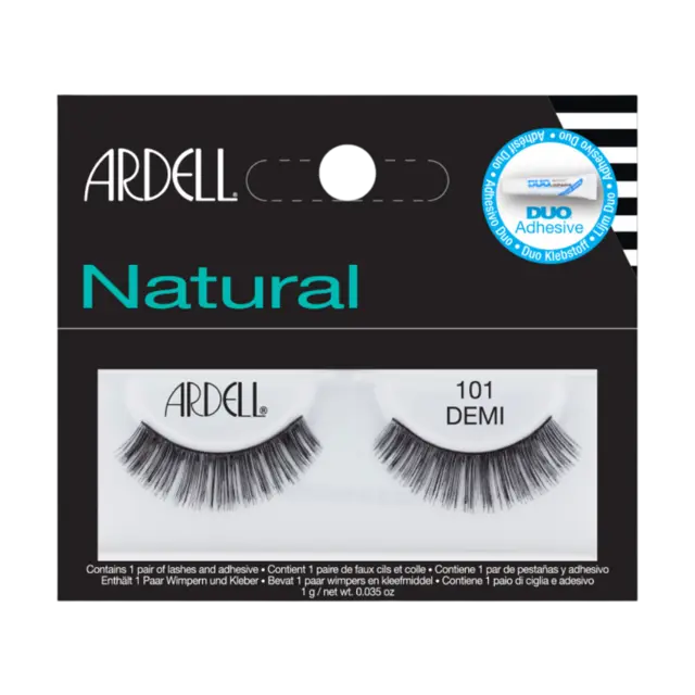 *Ardell Natural Lashes 101 Demi Black 