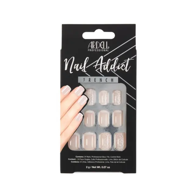 Ardell Nail Addict French & Lace 