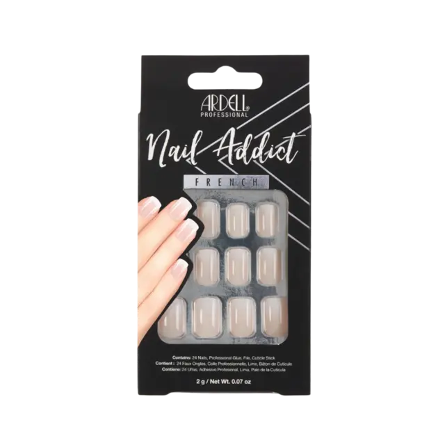Ardell Nail Addict Subtle French 