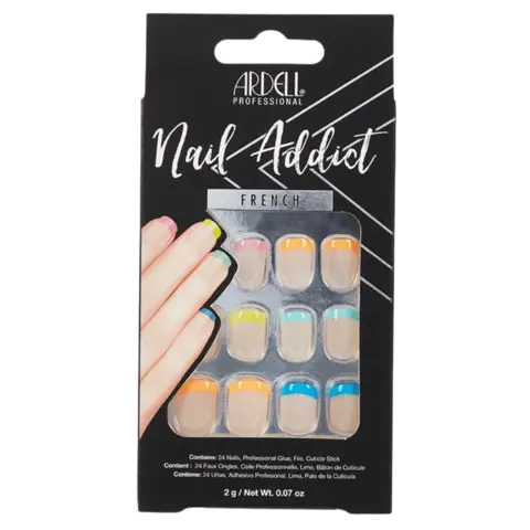 Ardell Nail Addict Rainbow French