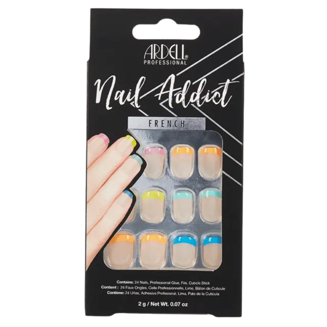 Ardell Nail Addict Rainbow French 