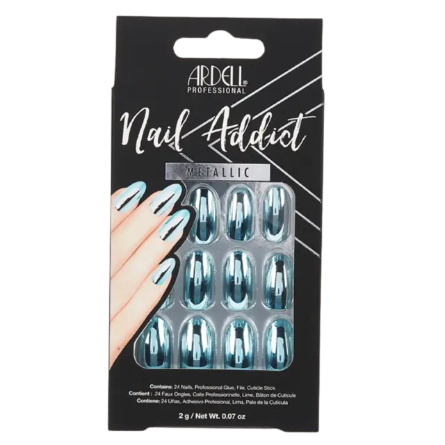 *Ardell Nail Addict Blue Metallic 