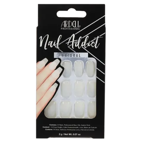 Ardell Nail Addict Natural Long