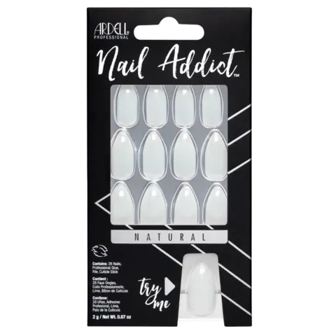 Ardell Nail Addict Natural Stiletto