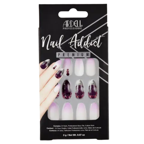 *Ardell Nail Addict Marble Purple Ombre