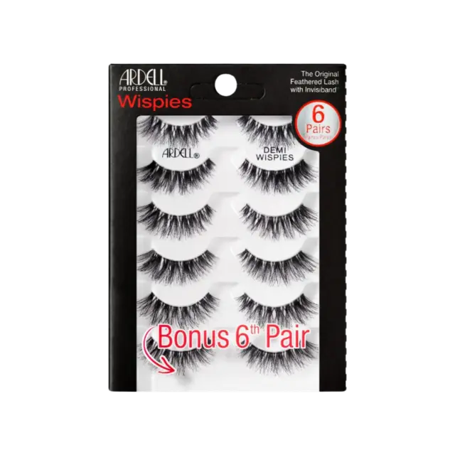 Ardell Multipack Demi Wispies Black 6pk 