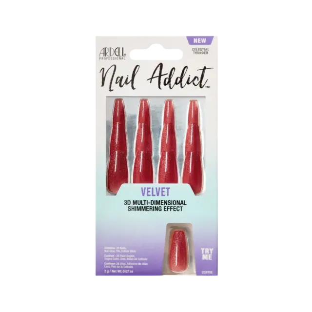 Ardell Nail Addict Velvet Celestial Thunder 