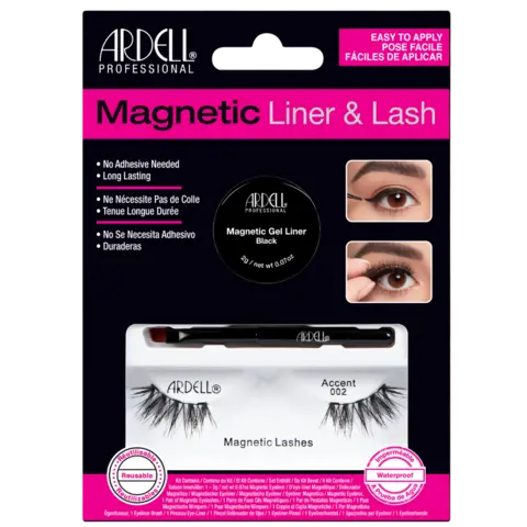 *Ardell Magnetic Lashes Accent 002 Liner included