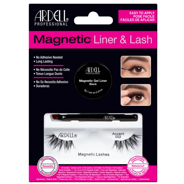*Ardell Magnetic Lashes Accent 002 Liner included 