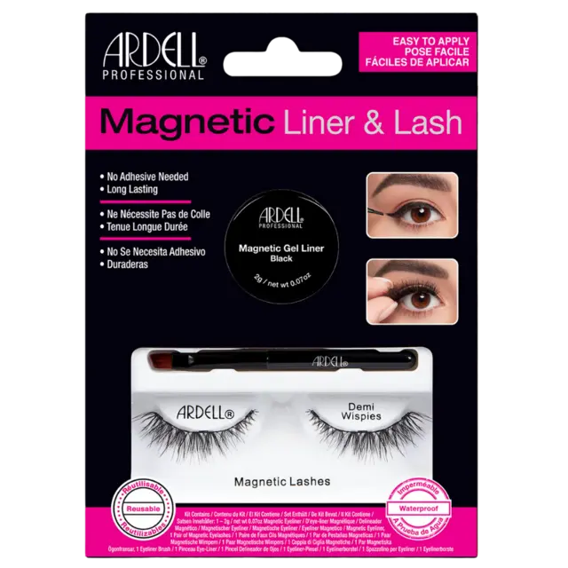 *Ardell Magnetic Lashes Demi Wispies Liner included 