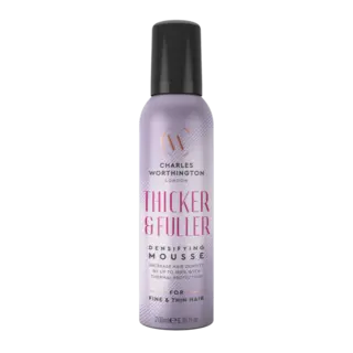 Charles Worthington Thicker &amp; Fuller Densifying Mousse 200ml