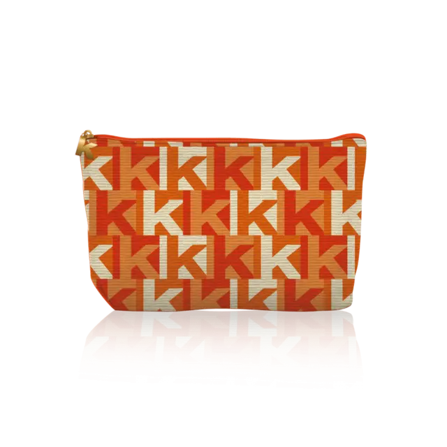 K Phyto-Ceutical Oransje Toalettmappe Nylon 